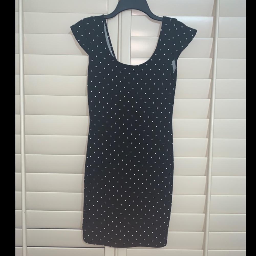 Black and white dress